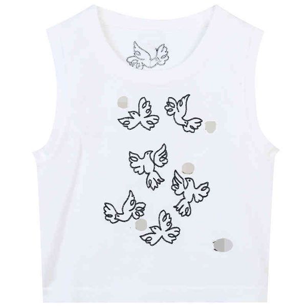 women's tanks & camis high end women's knitted vest summer 2022 black and white bird embroidery casual small fragrance round neck
women's tanks & camis high end women's knitted vest summer 2022 black and white bird embroidery casual small fragrance round neck