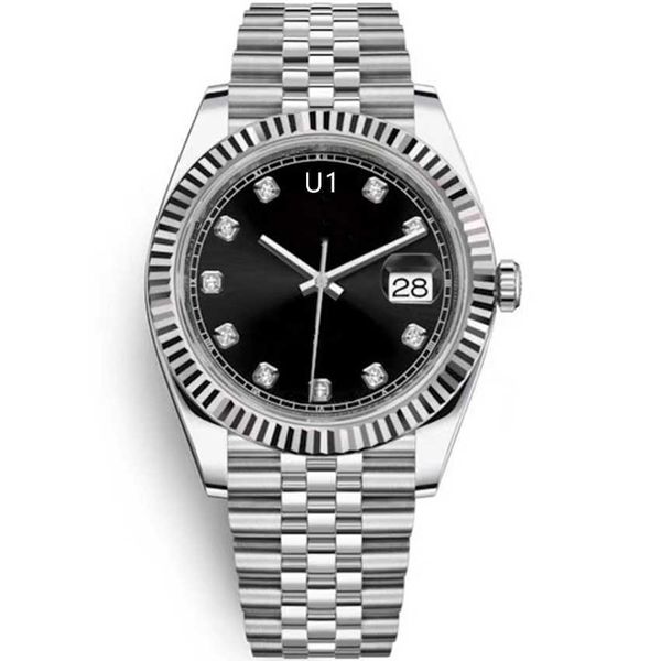 u1 st9 black diamond dial datejust fluted bezel watch 41mm 116333 126334 automatic mechianical wristwatches strap sapphire glass mens, Slivery;brown
u1 st9 black diamond dial datejust fluted bezel watch 41mm 116333 126334 automatic mechianical wristwatches strap sapphire glass mens, Slivery;brown