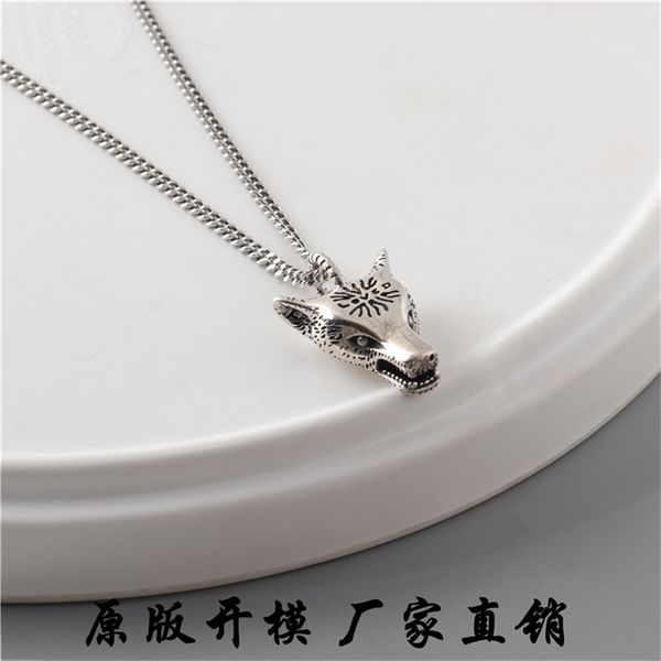 12% off jewelry the new family's same wolf head necklace hip hop personality ins pendant men and women lovers versatile gift pendant, Silver
12% off jewelry the new family's same wolf head necklace hip hop personality ins pendant men and women lovers versatile gift pendant, Silver