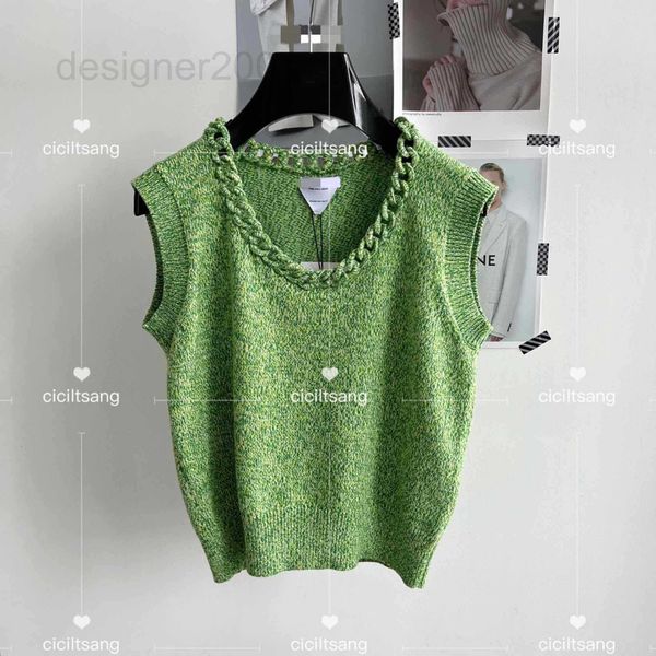 women's knits & tees designer 2022 summer new product chain collar kiwi green knitted vest skirt no9q, White
women's knits & tees designer 2022 summer new product chain collar kiwi green knitted vest skirt no9q, White