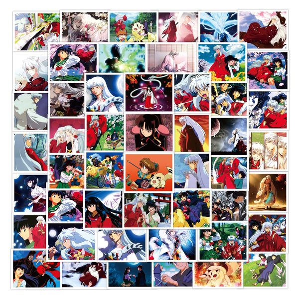 50pcs cartoon japanese anime inuyasha stickers pack for suitcase lapphone case guitar skateboard cute decals
50pcs cartoon japanese anime inuyasha stickers pack for suitcase lapphone case guitar skateboard cute decals