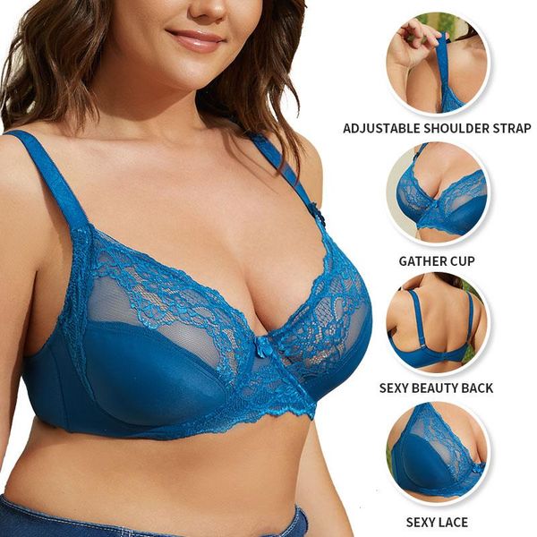 plus size bras women push up lace bra ultra-thin perspective bralette lingerie underwire brassiere large underwear e f cup, Red;black
plus size bras women push up lace bra ultra-thin perspective bralette lingerie underwire brassiere large underwear e f cup, Red;black