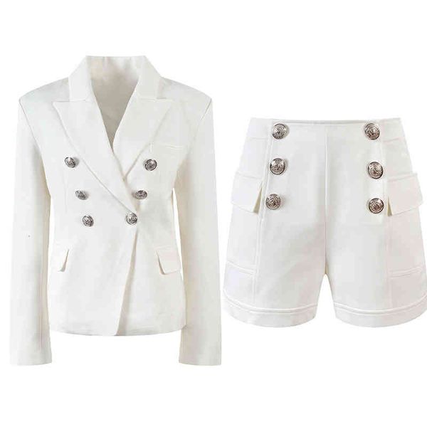 two piece dress white suit two piece temperament commuting metal button lapel coat long sleeve high waist slim shorts pupm
two piece dress white suit two piece temperament commuting metal button lapel coat long sleeve high waist slim shorts pupm
