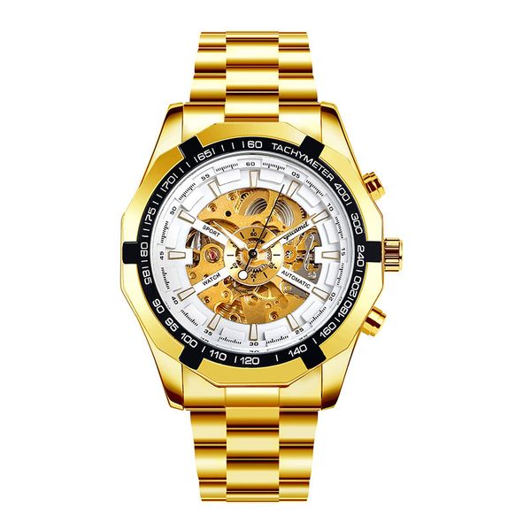 gutuo business fashion watch steel band hollow out automatic mechanical watch cross border foreign trade popular luminous men's watch a, Slivery;brown
gutuo business fashion watch steel band hollow out automatic mechanical watch cross border foreign trade popular luminous men's watch a, Slivery;brown