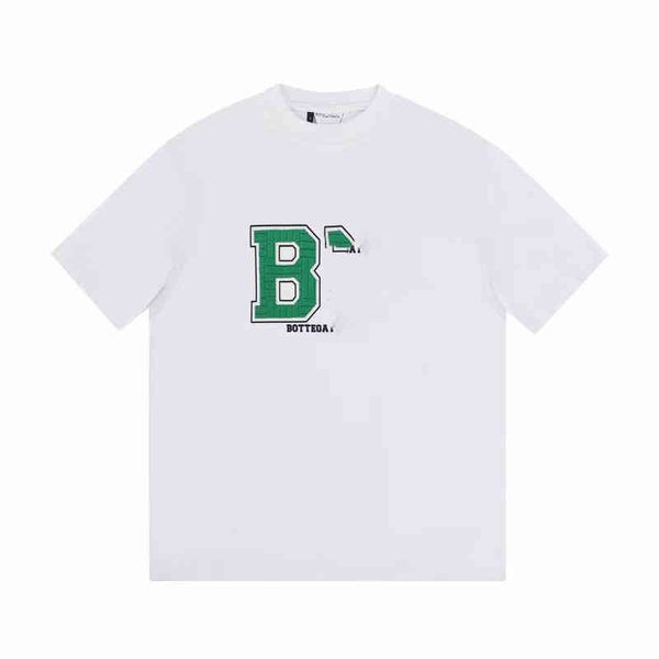 bottega 2022 venet round neck t shirt new bv green towel patch stereo silicone offset printing designer craft short sleeves for men and wome, White;black
bottega 2022 venet round neck t shirt new bv green towel patch stereo silicone offset printing designer craft short sleeves for men and wome, White;black