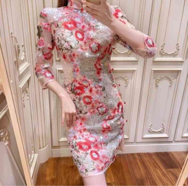 casual dresses stand collar wedding medium sleeve long pink lace fashion cheongsam b481, Black;gray
casual dresses stand collar wedding medium sleeve long pink lace fashion cheongsam b481, Black;gray
