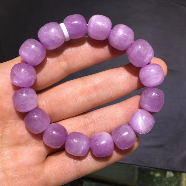 natural purple kunzite clear beads bracelet rare kunzite women men 13mm barrel beads rare cat eye fashion jewelry aaaaaa, Silver
natural purple kunzite clear beads bracelet rare kunzite women men 13mm barrel beads rare cat eye fashion jewelry aaaaaa, Silver