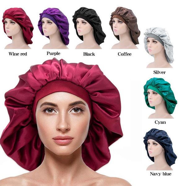 large satin bonnet sleep cap others apparel women silky wide elastic band sleeping hat for braids curly long hair solid color, Black;white
large satin bonnet sleep cap others apparel women silky wide elastic band sleeping hat for braids curly long hair solid color, Black;white