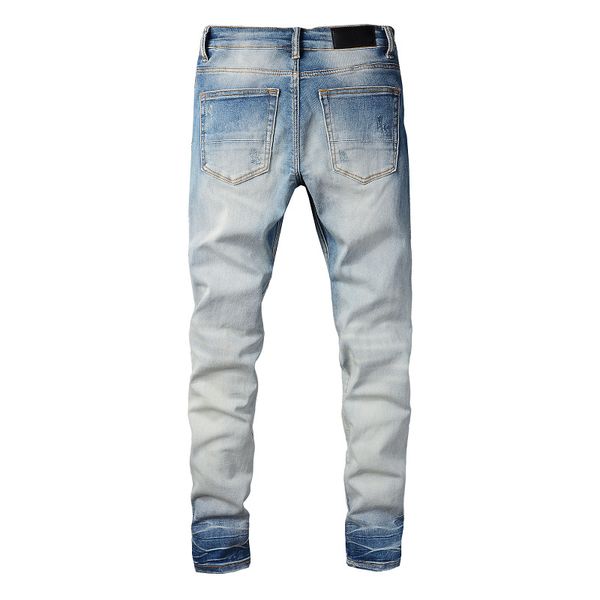 high street fashion jeans motorcycle fluctuating printed letters holes light blue casual pants cotton youth skinny jeans
high street fashion jeans motorcycle fluctuating printed letters holes light blue casual pants cotton youth skinny jeans