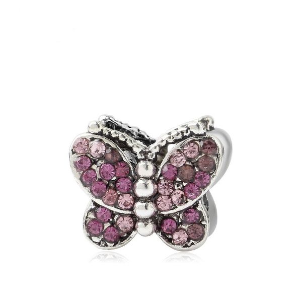 fits pandora bracelets 20pcs diy purple crystal butterfly charm bead fit pandora charms bracelet beads for 925 sterling silver jewelry makin, Black
fits pandora bracelets 20pcs diy purple crystal butterfly charm bead fit pandora charms bracelet beads for 925 sterling silver jewelry makin, Black
