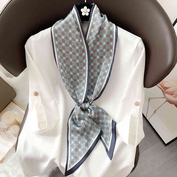designer silk head bag hair scarf silk womens spring and autumn thin long small square decorative neck protection scarf net red hair belt, Blue;gray
designer silk head bag hair scarf silk womens spring and autumn thin long small square decorative neck protection scarf net red hair belt, Blue;gray