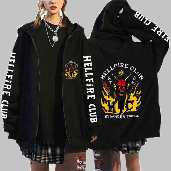 funny hellfire club stranger things season 4 hoodie graphic sweatshirt zip up hoodies harajuku jacket coat clothes hoody male, Black
funny hellfire club stranger things season 4 hoodie graphic sweatshirt zip up hoodies harajuku jacket coat clothes hoody male, Black
