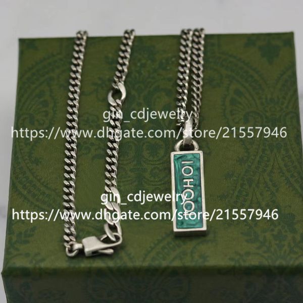 luxury designer fashion letter ancient silver enamel necklace net red couple birthday wedding engagement, Golden;silver
luxury designer fashion letter ancient silver enamel necklace net red couple birthday wedding engagement, Golden;silver