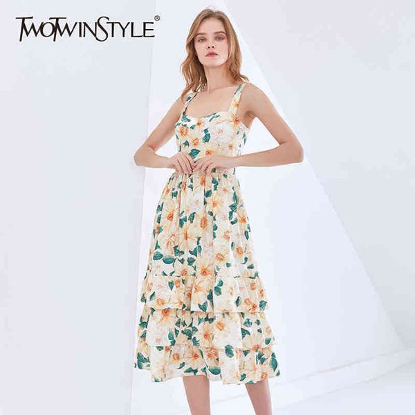 elegant print floral dress for women square collar sleeveless vintage midi sling dresses female fashion summer 210423, Black;gray
elegant print floral dress for women square collar sleeveless vintage midi sling dresses female fashion summer 210423, Black;gray