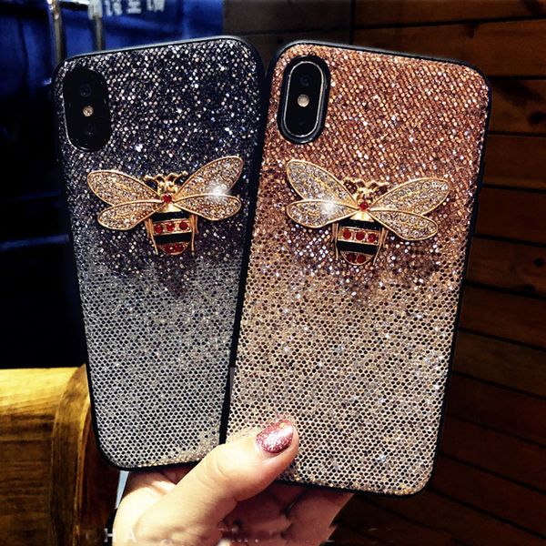 luxury metal designer diamond bee glitter phone case for iphone 11 12 13 pro max7 8 6 6s plus x xr xsmax designers cover
luxury metal designer diamond bee glitter phone case for iphone 11 12 13 pro max7 8 6 6s plus x xr xsmax designers cover