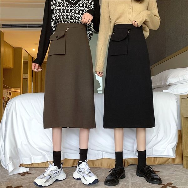 jxmyy spring and autumn casual fashion all-match super slim skirt high waist a-line skirt 210412, Black
jxmyy spring and autumn casual fashion all-match super slim skirt high waist a-line skirt 210412, Black