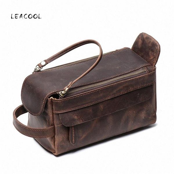 leacool crazy horse cow leather cosmetic bag for men travel toiletry bag large capacity wash bags man's make up bags organize280k
leacool crazy horse cow leather cosmetic bag for men travel toiletry bag large capacity wash bags man's make up bags organize280k