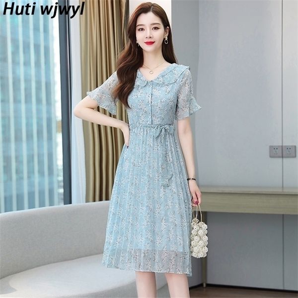plus size summer floral chiffon boho beach midi dresses vintage korean women bodycon party vestidos casual elegant sundress 220520, Black;gray
plus size summer floral chiffon boho beach midi dresses vintage korean women bodycon party vestidos casual elegant sundress 220520, Black;gray