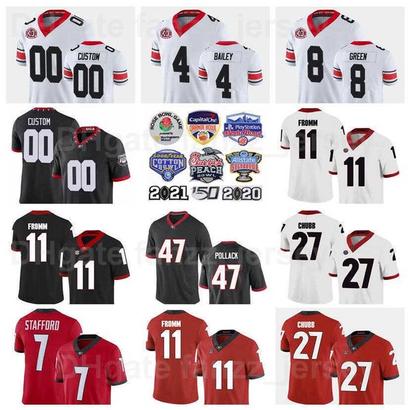 ncaa college georgia bulldogs 4 champ bailey jerseys football 8 aj green 7 matthew stafford 11 jake fromm 47 david pollack 27 nick chubb uni, Black
ncaa college georgia bulldogs 4 champ bailey jerseys football 8 aj green 7 matthew stafford 11 jake fromm 47 david pollack 27 nick chubb uni, Black