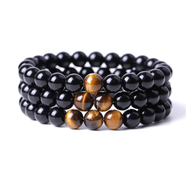8mm natural stone handmade beaded strands charm bracelets for women men lover party club decor yoga jewelry, Black
8mm natural stone handmade beaded strands charm bracelets for women men lover party club decor yoga jewelry, Black