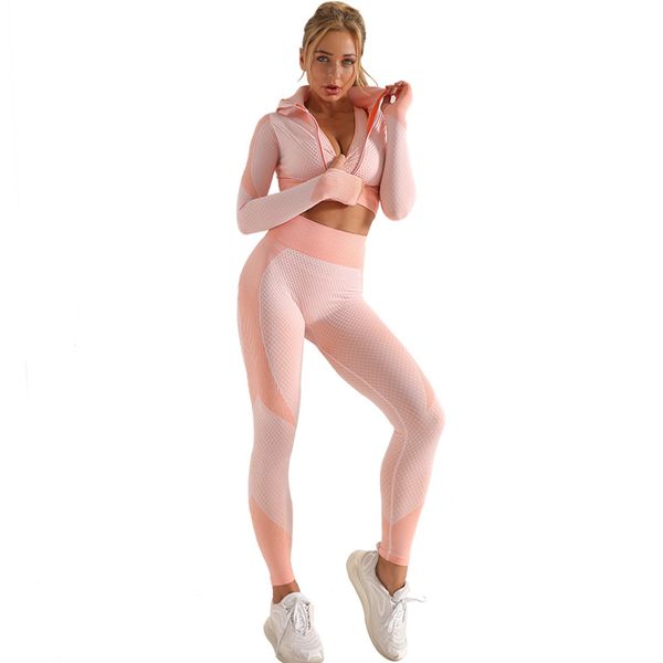 women's active sets yoga wear 2 pieces seamless patchwork leggings set nylon sport fitness
women's active sets yoga wear 2 pieces seamless patchwork leggings set nylon sport fitness