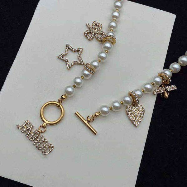 jewel bronze star love freshwater pearl necklace multi-element pearl sweater chain women simple and versatile, Black
jewel bronze star love freshwater pearl necklace multi-element pearl sweater chain women simple and versatile, Black