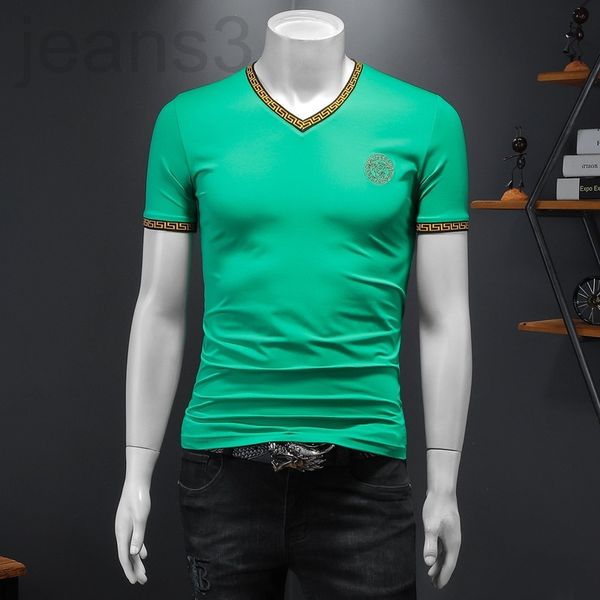 men's casual shirts designer 2022 summer new fashion brand men's leisure flocking v-neck short sleeve t-shirt 2dsy, White;black
men's casual shirts designer 2022 summer new fashion brand men's leisure flocking v-neck short sleeve t-shirt 2dsy, White;black