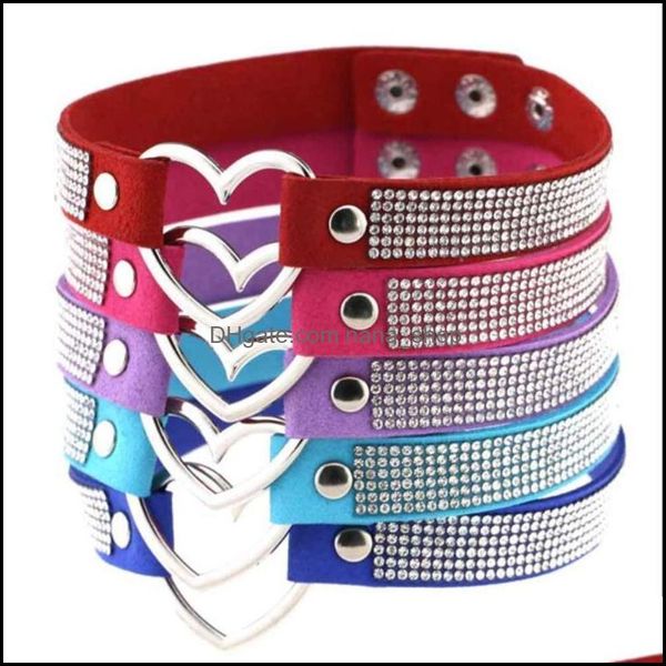 chokers necklaces pendants jewelry 2021 fashion rhinestone harajuku punk gothic matte leather heart choker snap button collar necklace han, Golden;silver
chokers necklaces pendants jewelry 2021 fashion rhinestone harajuku punk gothic matte leather heart choker snap button collar necklace han, Golden;silver