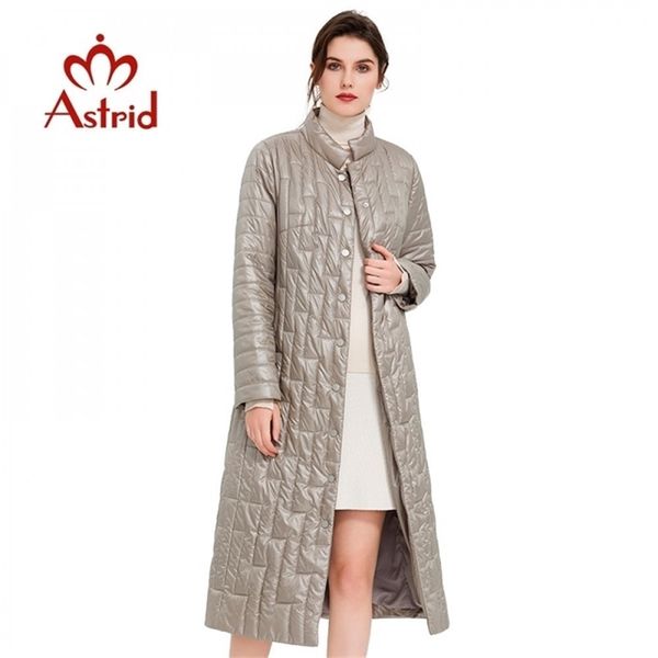 astrid 2020 spring women coat warm thin cotton jacket long slim fit fashion stand collar outwear trend parka lj201021, Black
astrid 2020 spring women coat warm thin cotton jacket long slim fit fashion stand collar outwear trend parka lj201021, Black