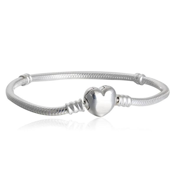 1pcs drop factory heart silver plated bracelets snake chain fit for pandora bangle bracelet women children birthday gift 245v, Golden;silver
1pcs drop factory heart silver plated bracelets snake chain fit for pandora bangle bracelet women children birthday gift 245v, Golden;silver