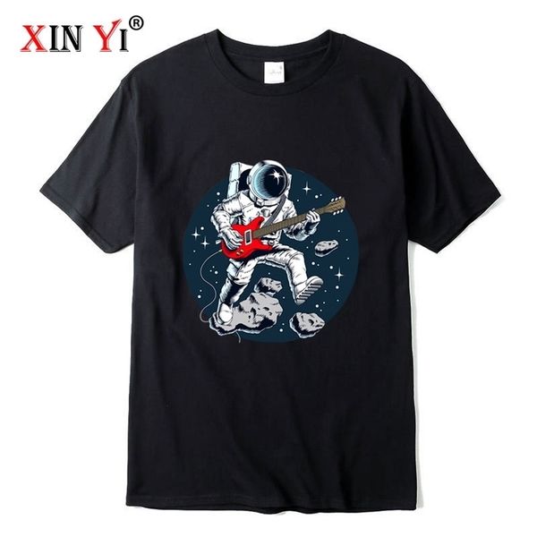 xin yi mens tshirt 100% cotton funny astronaut plays guitar print loose oneck men tshirt male tshirt 220610, White;black
xin yi mens tshirt 100% cotton funny astronaut plays guitar print loose oneck men tshirt male tshirt 220610, White;black