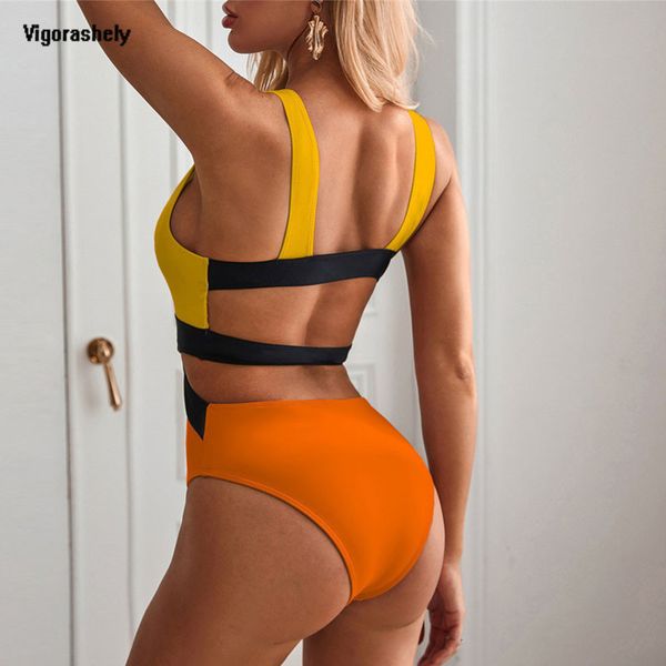vigorashely deep v neck swimwear women vintage swimsuit female high waist monokini bathing suit swim wear y200824, White;black
vigorashely deep v neck swimwear women vintage swimsuit female high waist monokini bathing suit swim wear y200824, White;black