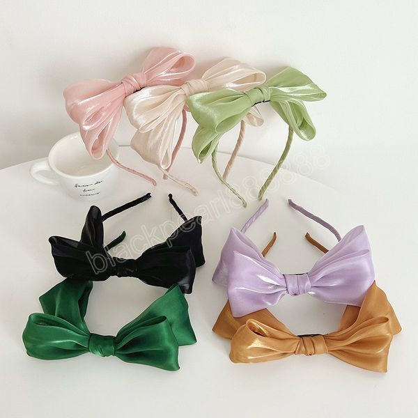summer women's hair accessories fashion satin double bowknot headbands hoop solid color headwear woman hairband, Silver
summer women's hair accessories fashion satin double bowknot headbands hoop solid color headwear woman hairband, Silver