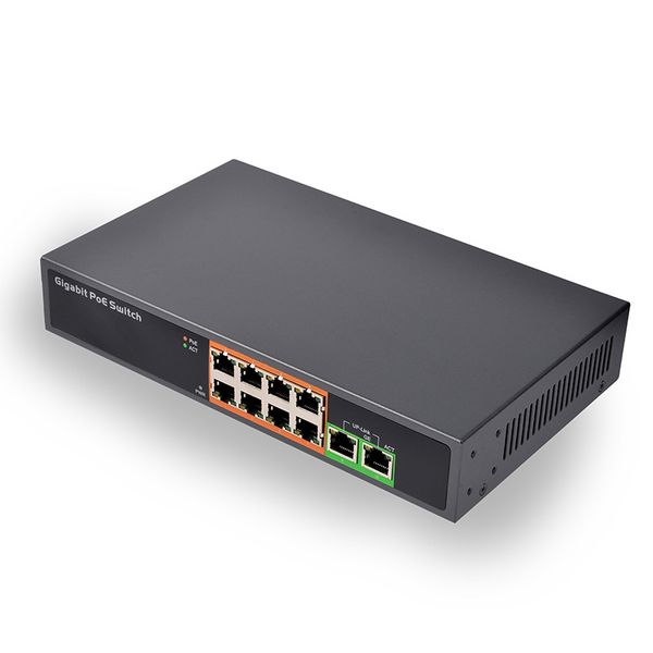 8 ports poe switch ethernet 10/100/1000mbps ieee 802.3 af/at for ip camera/cctv security camera system/wireless ap ft
8 ports poe switch ethernet 10/100/1000mbps ieee 802.3 af/at for ip camera/cctv security camera system/wireless ap ft