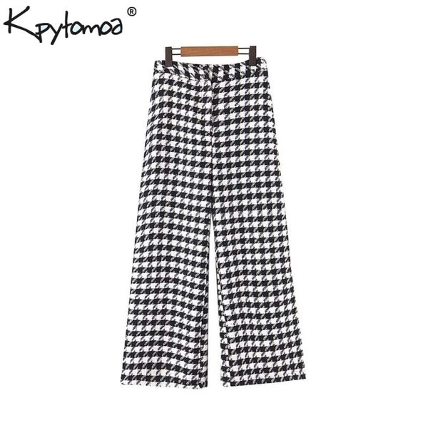 vintage stylish office wear houndstooth straight pant fashion high waist zipper fly pocket ladies ankle trousers y200418, Black;white
vintage stylish office wear houndstooth straight pant fashion high waist zipper fly pocket ladies ankle trousers y200418, Black;white