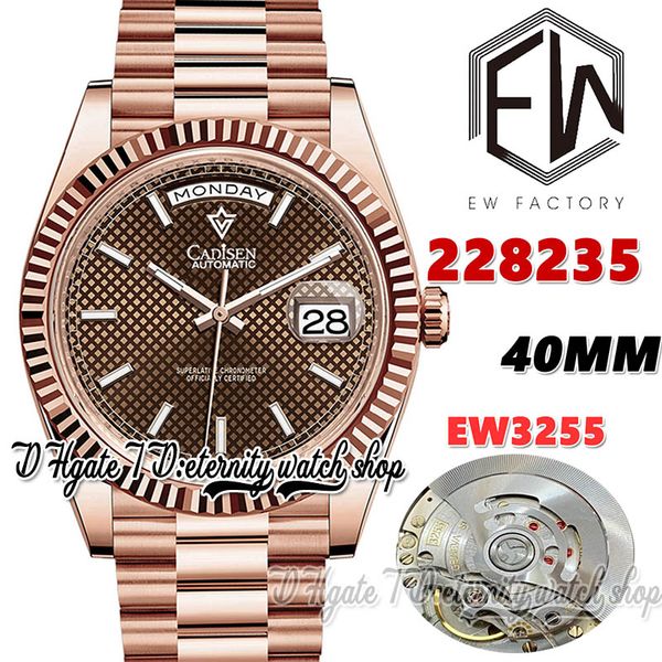 ewf v3 ew228235 cal.3255 ew3255 automatic mens watch 40mm brown dial stick markers rose gold 904l steel bracelet with same serial warranty c, Slivery;brown
ewf v3 ew228235 cal.3255 ew3255 automatic mens watch 40mm brown dial stick markers rose gold 904l steel bracelet with same serial warranty c, Slivery;brown