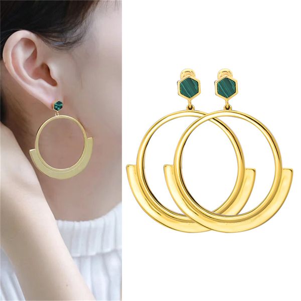 circle drop earrings for women 2022 trend party jewelry charm couple stud gift 18 k plated geometric office new gifts ear accessory exaggera, Golden
circle drop earrings for women 2022 trend party jewelry charm couple stud gift 18 k plated geometric office new gifts ear accessory exaggera, Golden