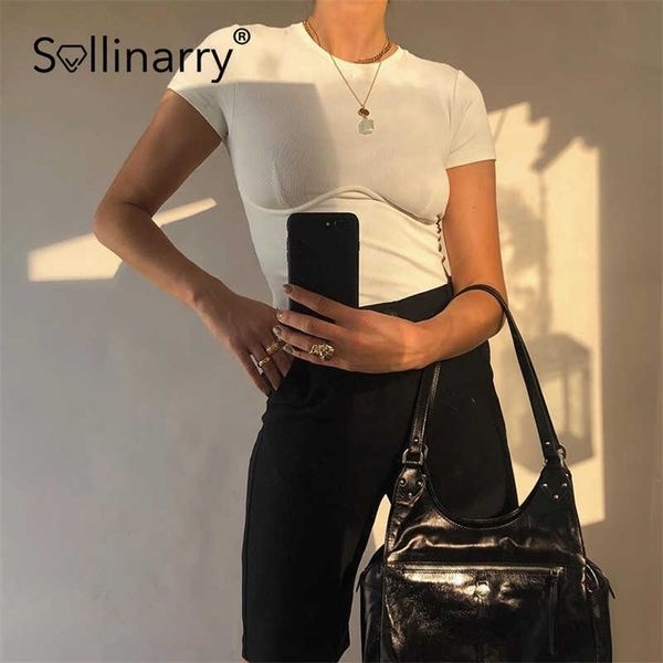 sollinarry chest feature ribbed tshirt woman bottoming basic solid color short t-shirt round neck causal summer tshirts female 210709, White
sollinarry chest feature ribbed tshirt woman bottoming basic solid color short t-shirt round neck causal summer tshirts female 210709, White