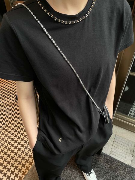 women's t-shirt designer t-shirt short sleeve design sense of minority, light mature and versatile 2021 aging temperament, heavy indust, White
women's t-shirt designer t-shirt short sleeve design sense of minority, light mature and versatile 2021 aging temperament, heavy indust, White