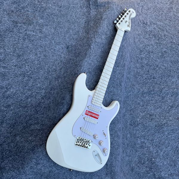 classic brand electric guitar, upgraded vibrato system, pure white light electric guitar, master level, delivery to home
classic brand electric guitar, upgraded vibrato system, pure white light electric guitar, master level, delivery to home