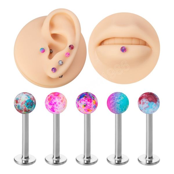 colorful acrylic ball lip ring piercing labret monroe stud earring ear cartilage bar tragus helix retainer body jewelry, Black
colorful acrylic ball lip ring piercing labret monroe stud earring ear cartilage bar tragus helix retainer body jewelry, Black
