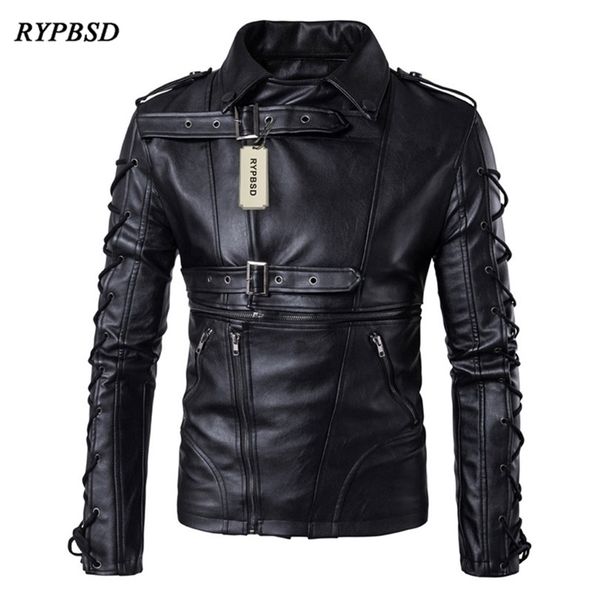 autumn winter leather jackets men drawstrings motorcycle jackets men fashion streetwear punk male leather jacket jaquetas 201224, Black
autumn winter leather jackets men drawstrings motorcycle jackets men fashion streetwear punk male leather jacket jaquetas 201224, Black