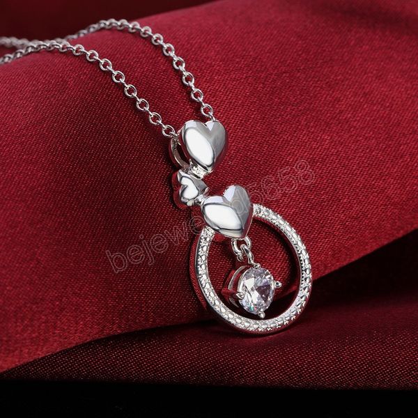 925 silver love heart pendant round aaa zircon necklace for women wedding birthday gifts fashion jewelry
925 silver love heart pendant round aaa zircon necklace for women wedding birthday gifts fashion jewelry