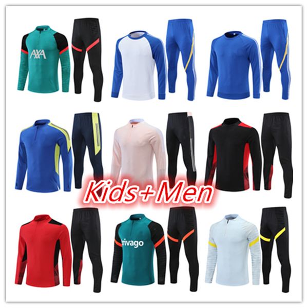 mens and kids 2122 soccer tracksuit jersey sets men football jerseys training tracksuits jacket set chandal, Black
mens and kids 2122 soccer tracksuit jersey sets men football jerseys training tracksuits jacket set chandal, Black
