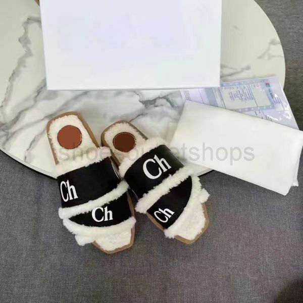 designer woody wool sandal plush sandals retro slippers women flat muller warm wool shoes leather fox fur slipper women slide rubber bottom, Black
designer woody wool sandal plush sandals retro slippers women flat muller warm wool shoes leather fox fur slipper women slide rubber bottom, Black