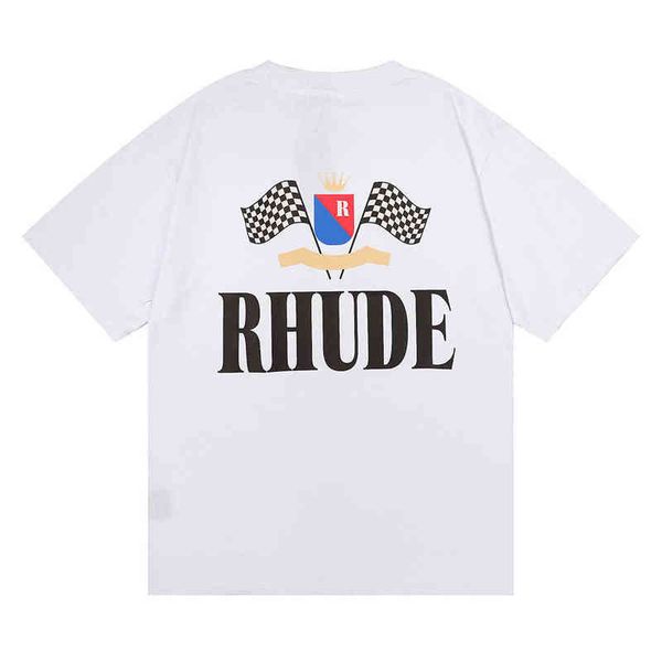 american fashion 2022 rhude letter flag printed tee men's casual large short sleeve t-shirt, White;black
american fashion 2022 rhude letter flag printed tee men's casual large short sleeve t-shirt, White;black