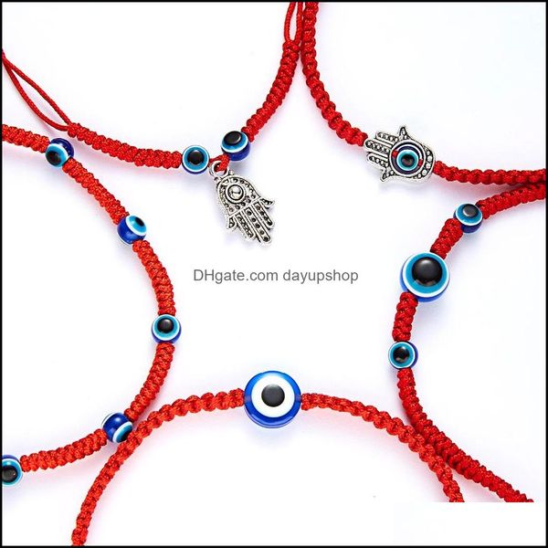 charm bracelets jewelry turkish evil eye handmade braided red thread string bracelet for women men lucky rope adjustab dhowx, Golden;silver
charm bracelets jewelry turkish evil eye handmade braided red thread string bracelet for women men lucky rope adjustab dhowx, Golden;silver