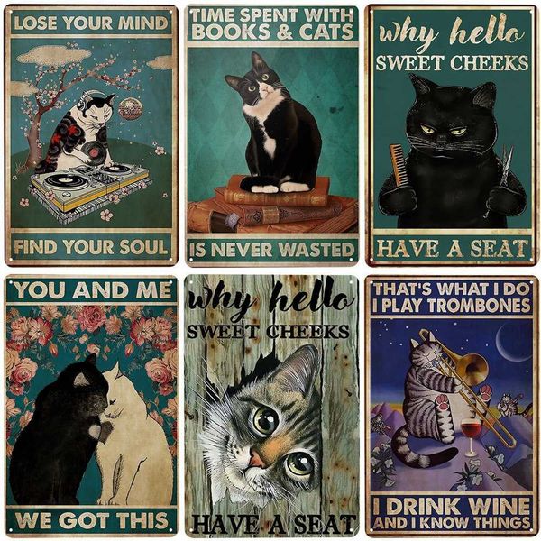 funny black cat vintage tin sign remember to wipe metal poster cat retro plate hello sweet cheeks bathroom decor for bar cafe
funny black cat vintage tin sign remember to wipe metal poster cat retro plate hello sweet cheeks bathroom decor for bar cafe