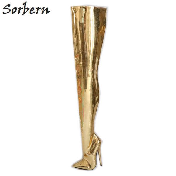 sorbern hard shaft customized crotch thigh high boots for women fetish high heel shoes lad 18cm stiletto boot gold metallic, Black
sorbern hard shaft customized crotch thigh high boots for women fetish high heel shoes lad 18cm stiletto boot gold metallic, Black
