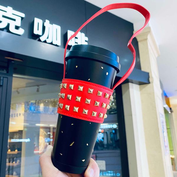 starbucks cup 2020 christmas gift black gold stainless steel red rivet cup cover accompanying insulated water cup
starbucks cup 2020 christmas gift black gold stainless steel red rivet cup cover accompanying insulated water cup
